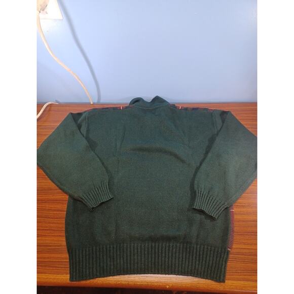 Country Classics Plaid Pullover Sweater Size Large Green Multicolor - Picture 5 of 6